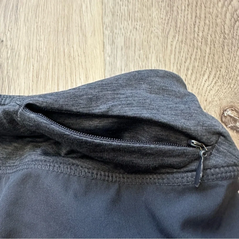 Reebok Gray Athletic Shorts with Elastic Waistband